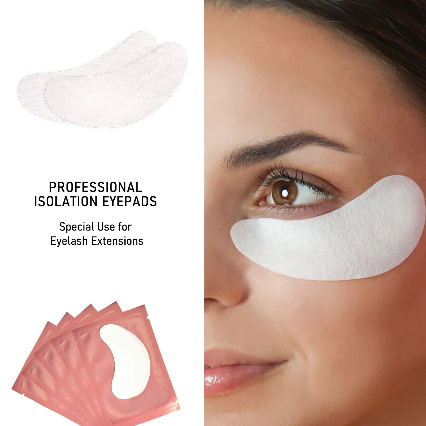Veyes Inc Eyelash Extensions Under Eye Pads Purple 50 Pairs