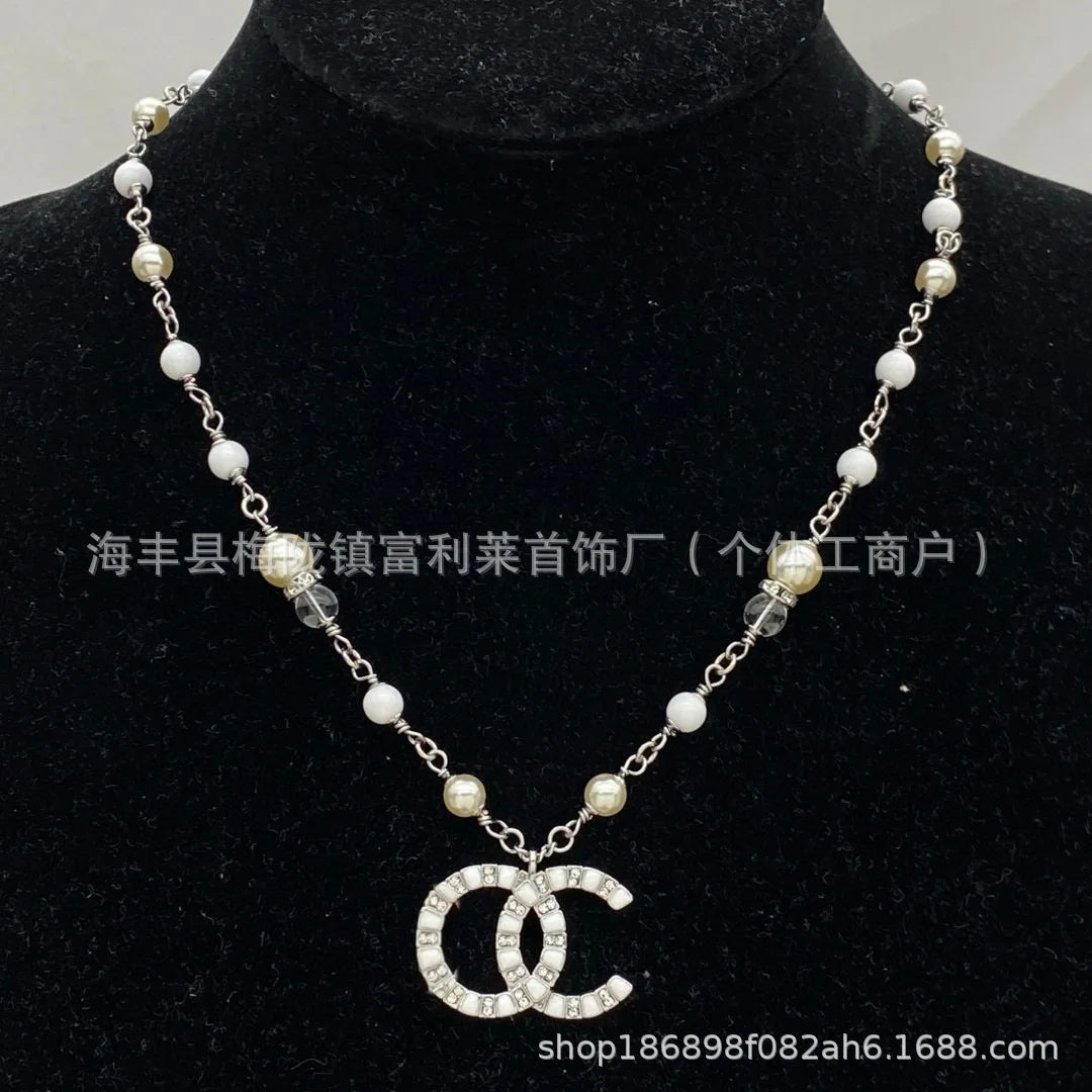 Pearl Diamond Encrusted Choker Necklace With Zircon