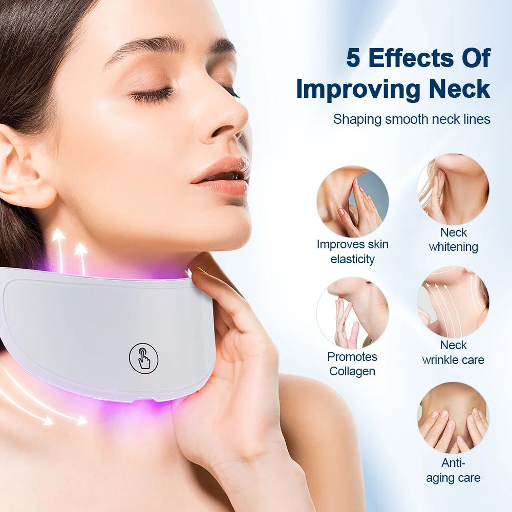 Foreverlily Neck Led Beauty Mask For Wrinkle Tightening