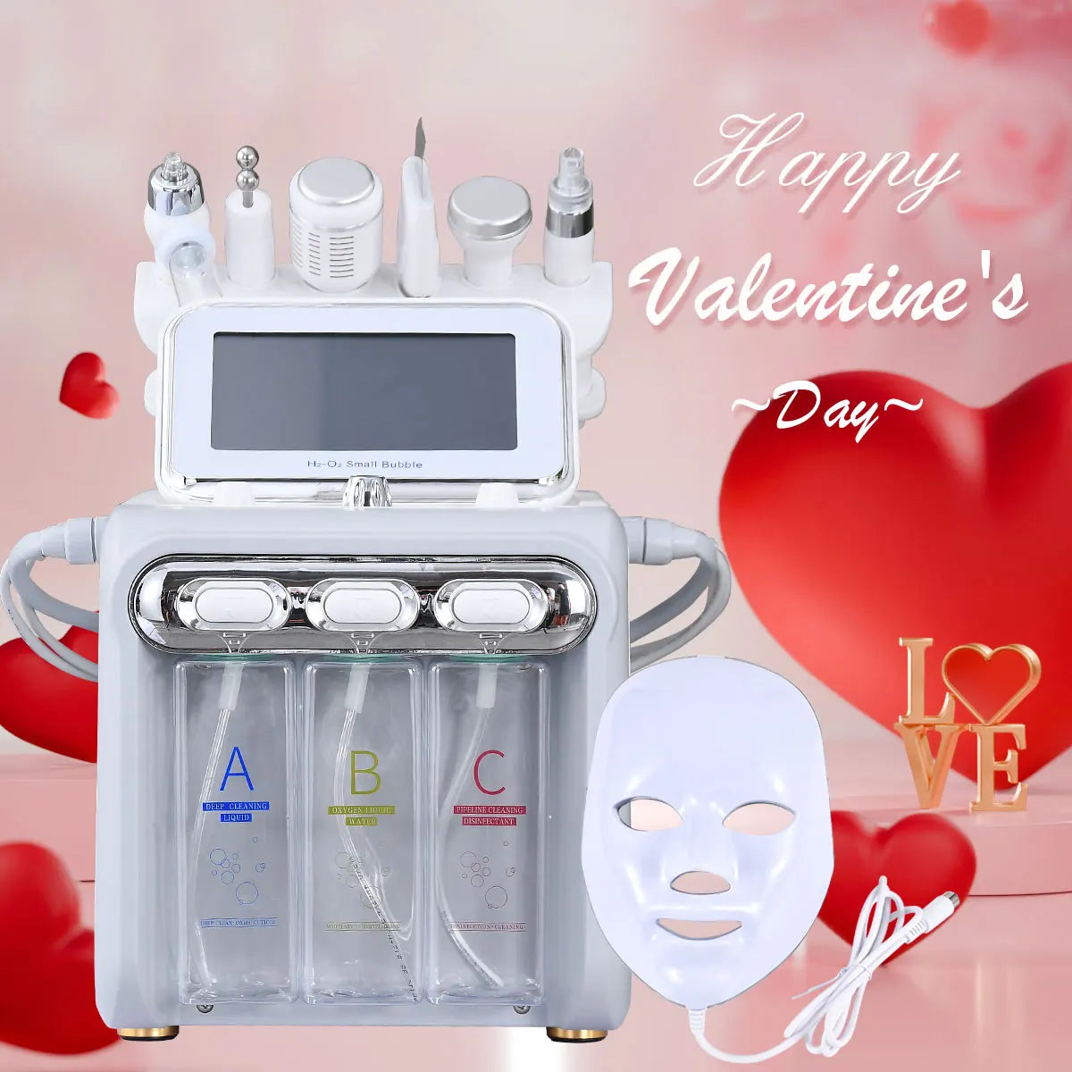 Amilibeauty 7 In 1 H2O Beauty Skin Cleansing Hydrofacial Machine