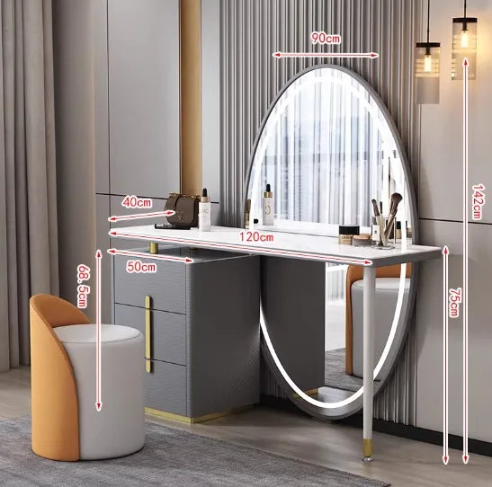 Room Vanity Dressing Table Queen Bedroom Drawers Mobile