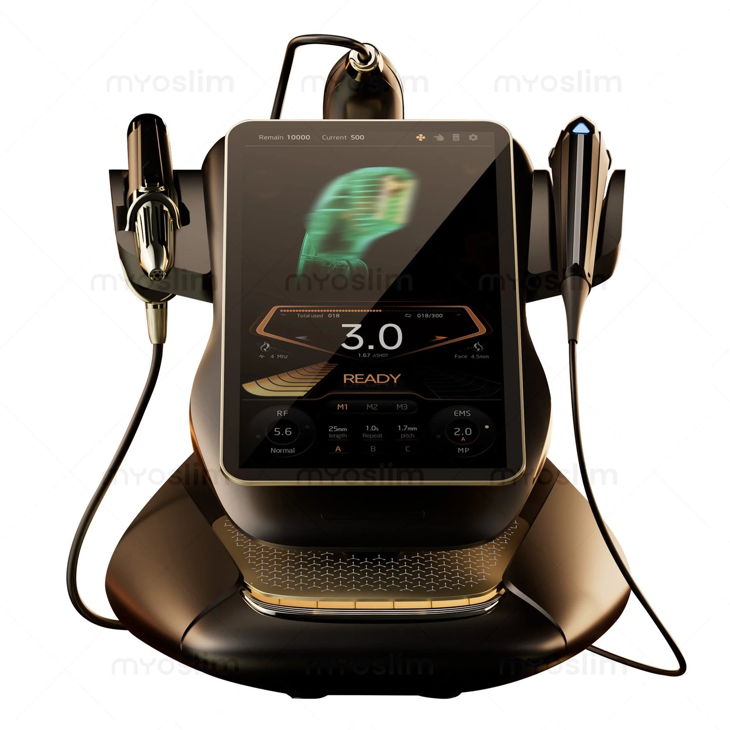 MYOSLIM 3 In 1 Anti Aging Skin Tightening Device Pro
