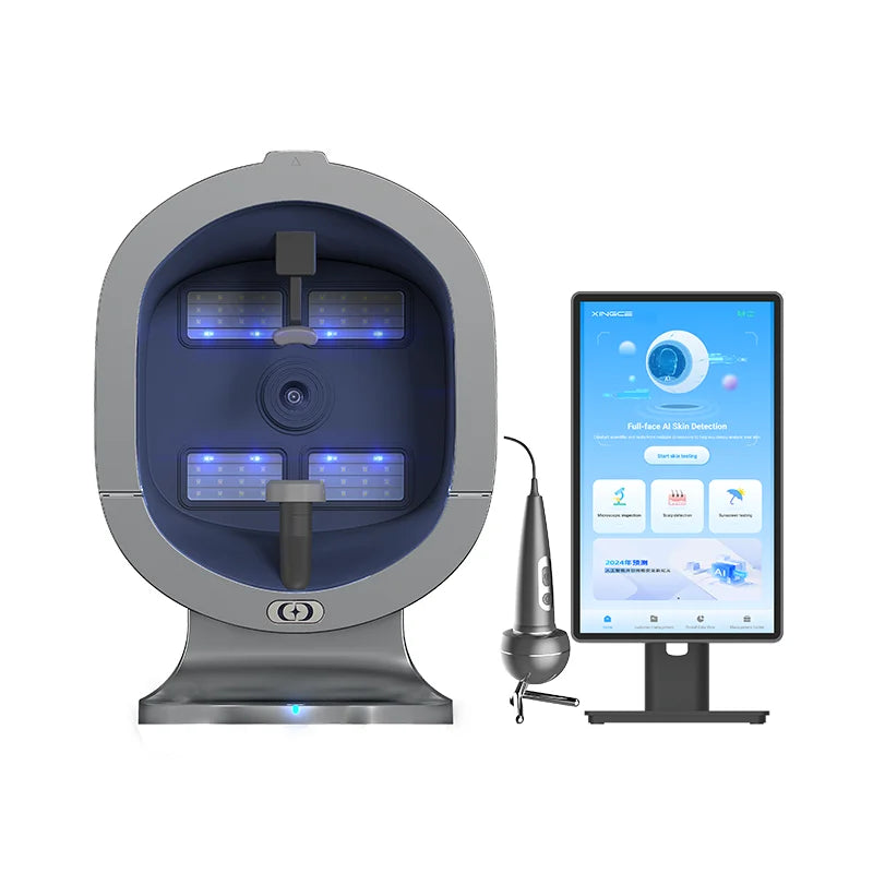 Upgraded X5 3D Ai Skin Image Analyzer High Definition Pixels Whole Facial Scanning Multi Spectrum