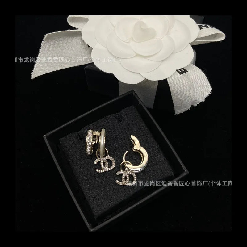 Half Circle Double Female Spice Girls Fashion Stud Earrings