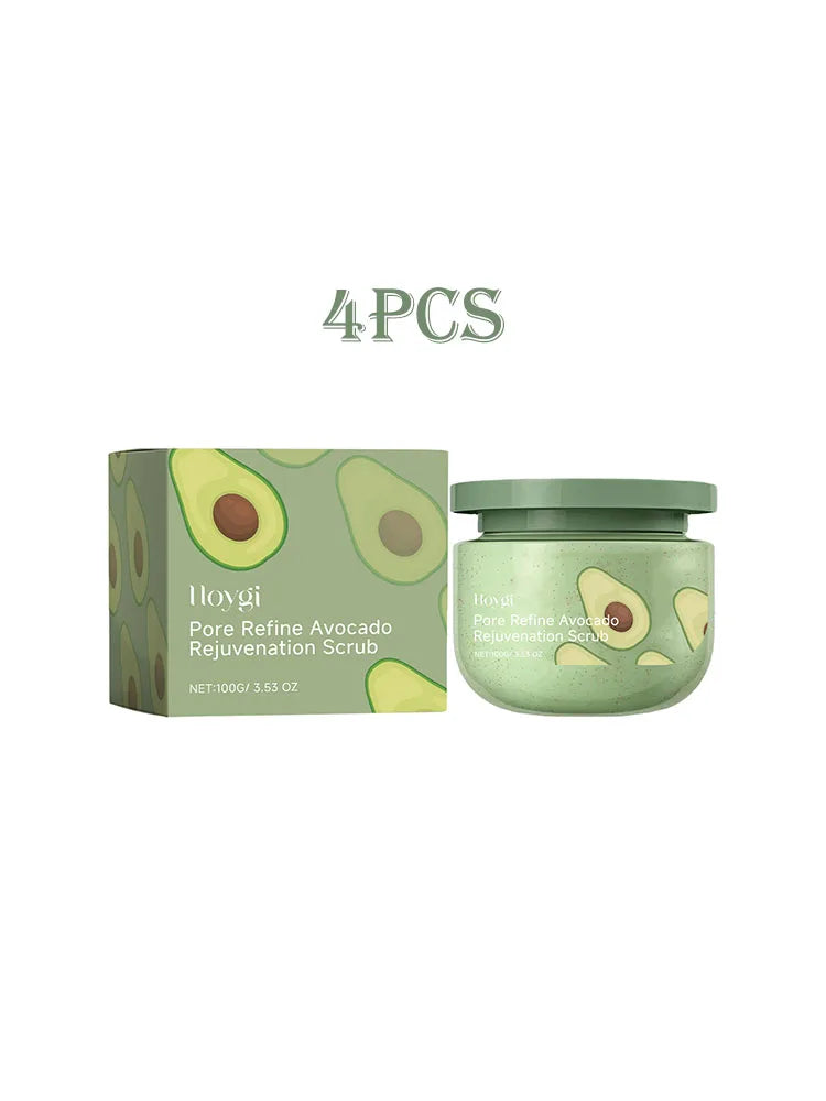 Hoygi Avocado Exfoliating Body Scrub for Clean Pores and Moisturizing
