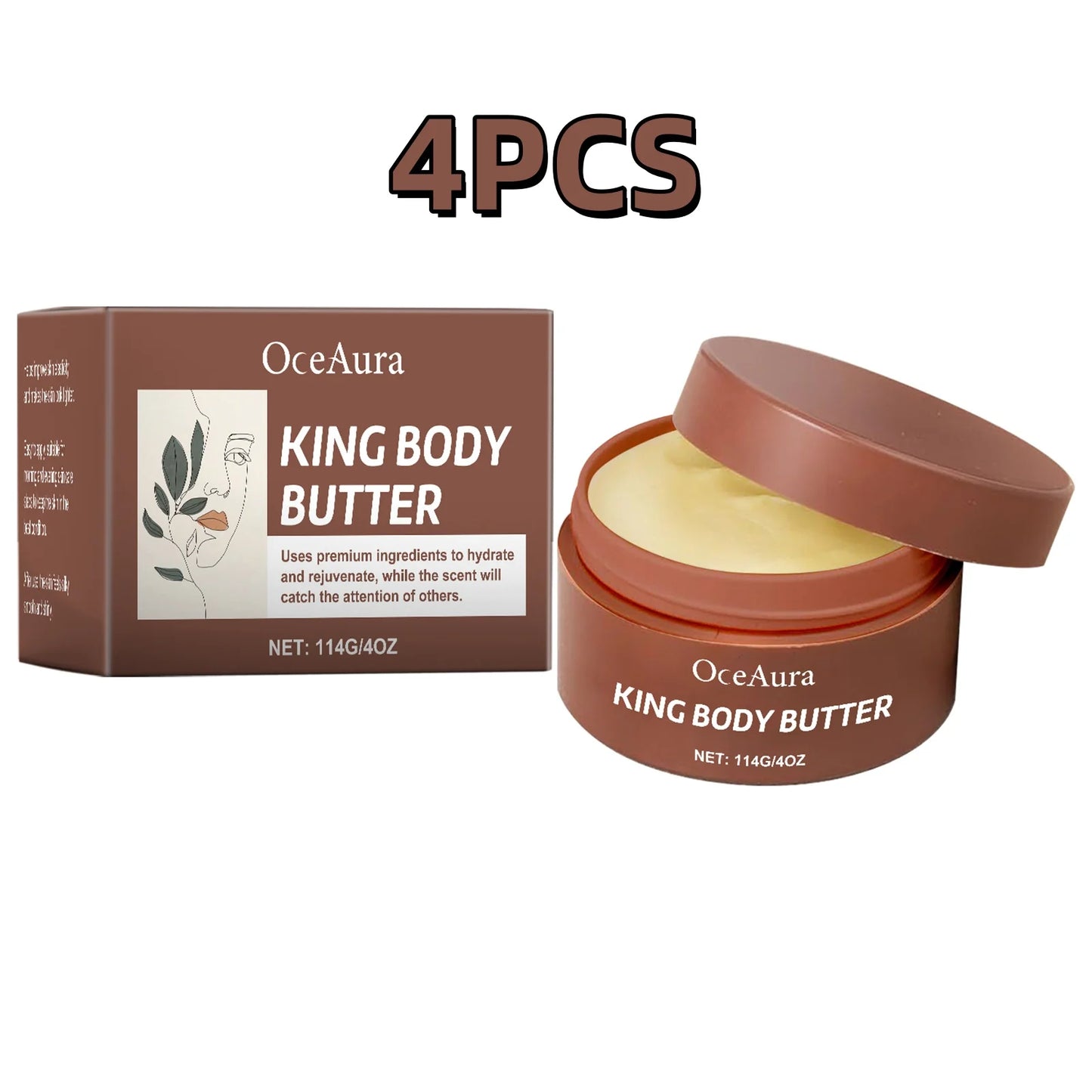 OceAura Shea Butter Moisturizing Cream For Deep Hydration