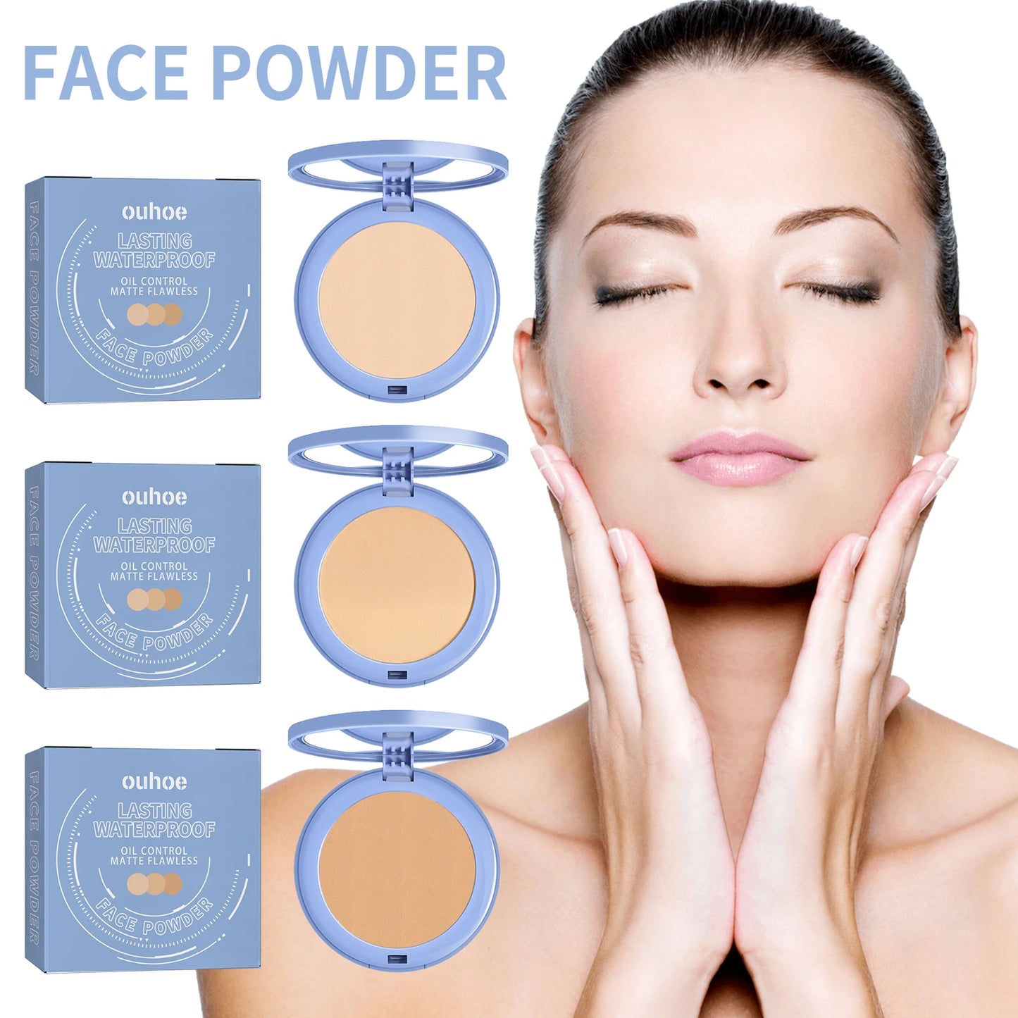 Ouhoe Loose Powder Setting Spray Waterproof Foundation