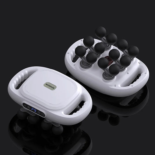 12 Head Deep Tissue Massage Gun Silent Handheld Device