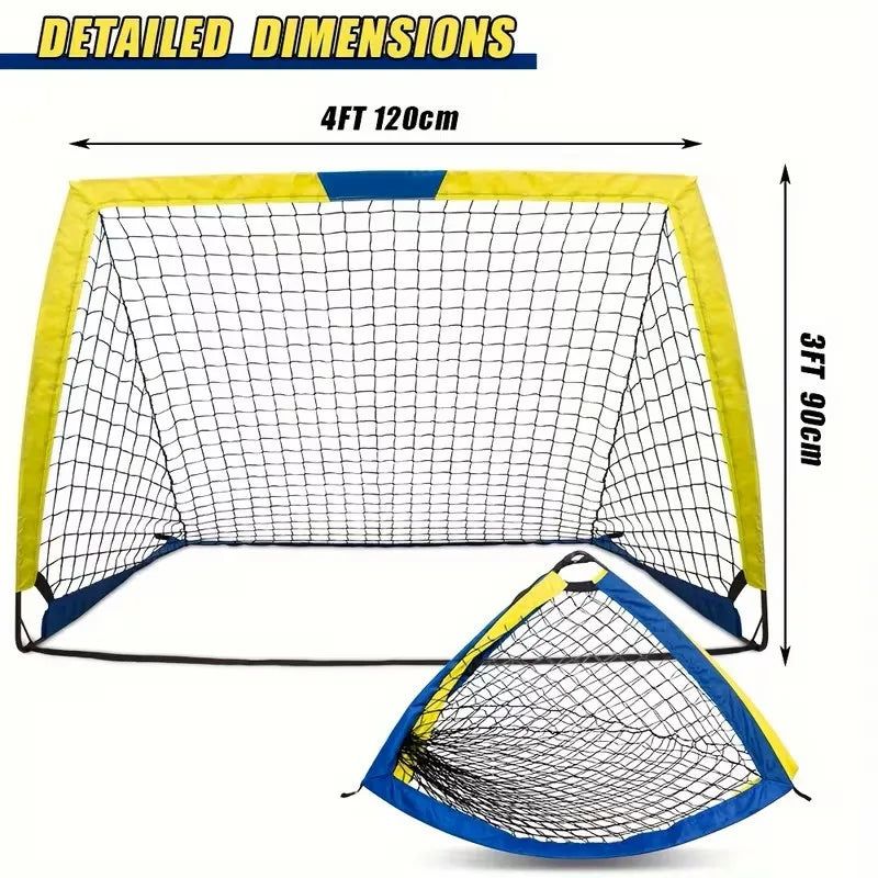 Portable Soccer Goal Set For Backyard Or Indoor Use
