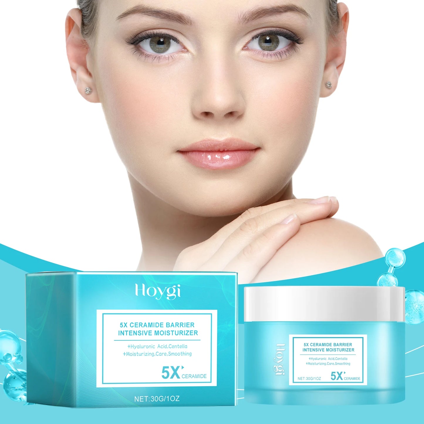 Hoygi Centella Asiatica Repairing Moisturizer For Damaged Acne Prone Skin