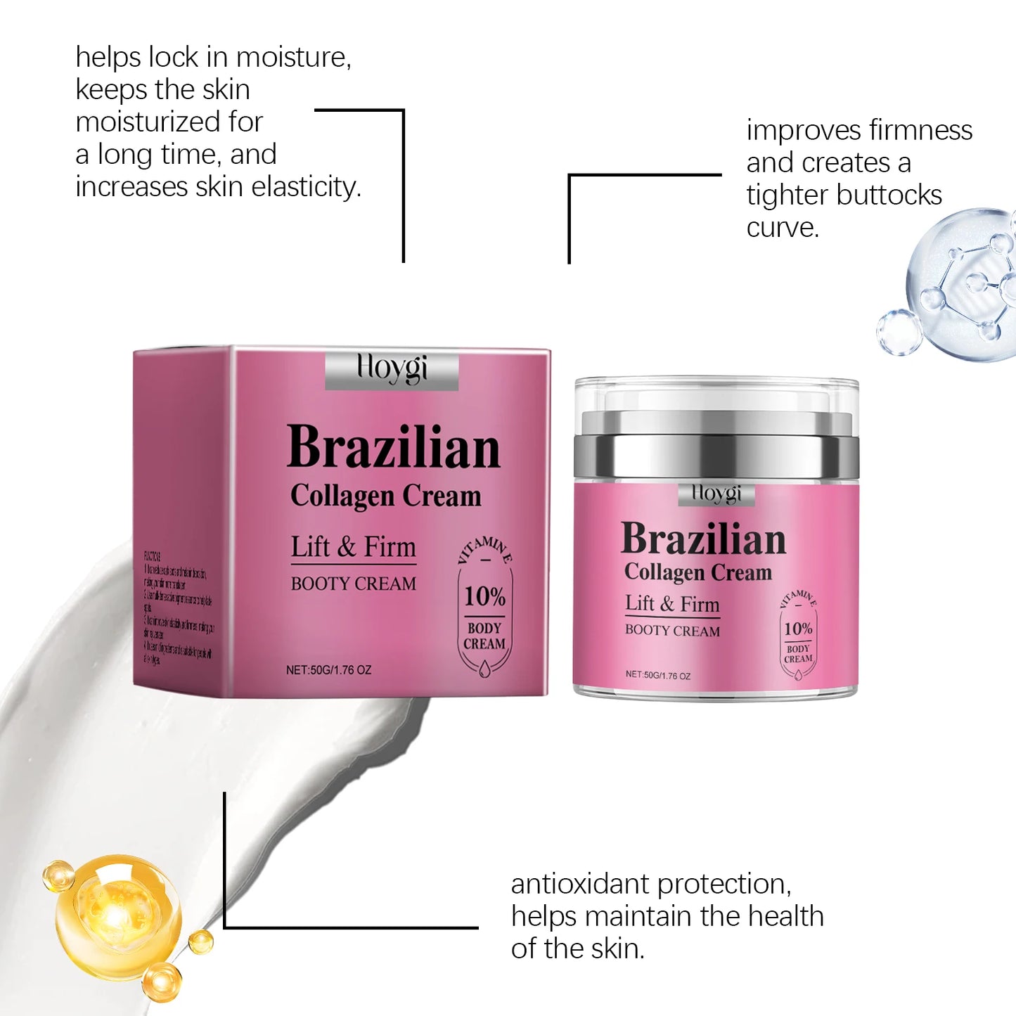 Hoygi Collagen Butt Enhancement Cream For Firming Elasticity
