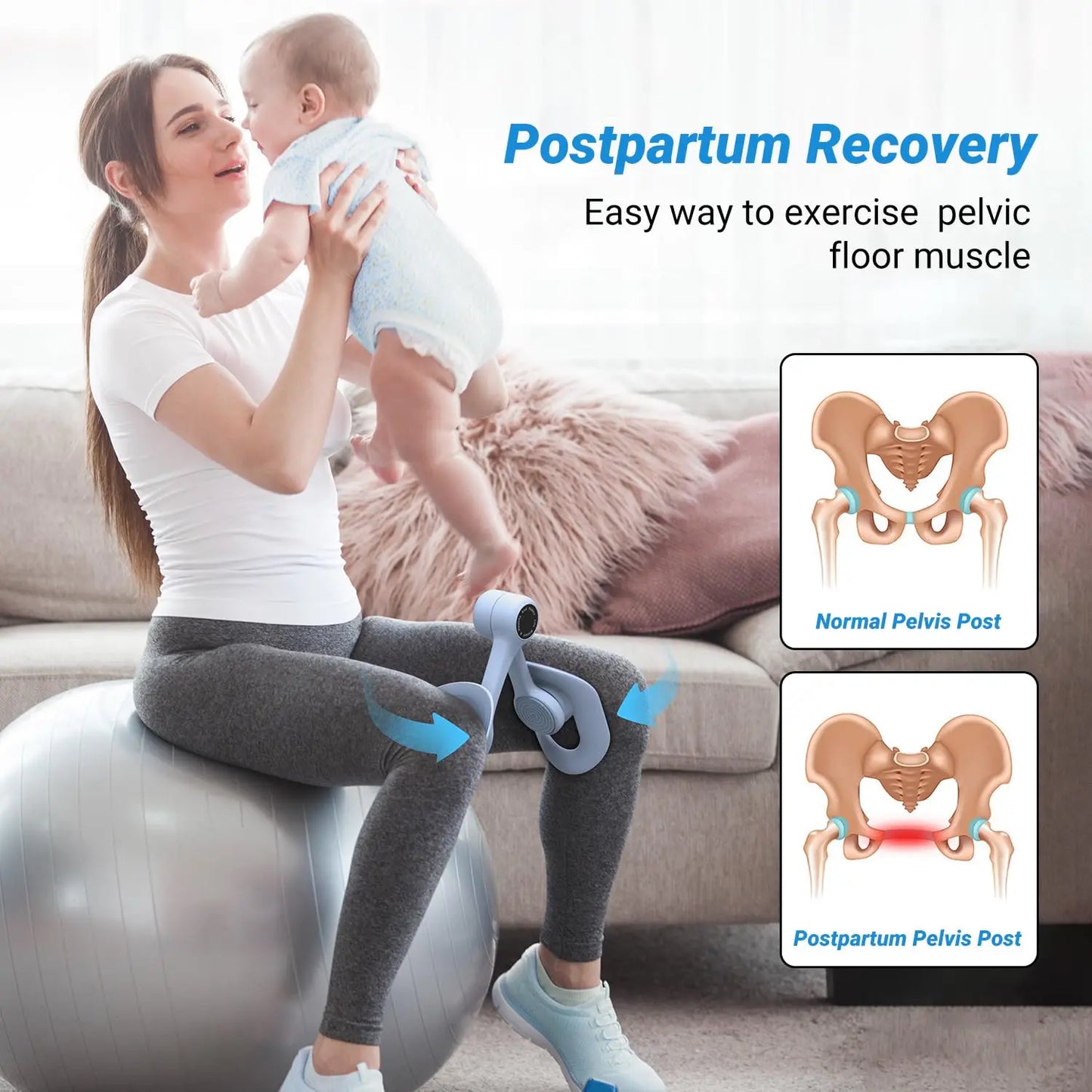 MERACH Inner Thigh and Pelvic Floor Muscle Trainer
