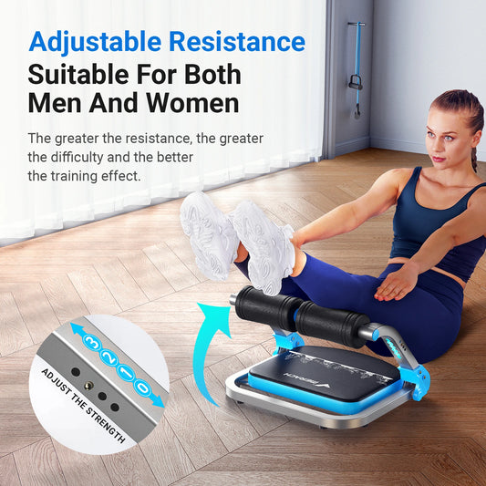 MERACH Ab Machine With Three Adjustable Resistance And Automatic Rebound