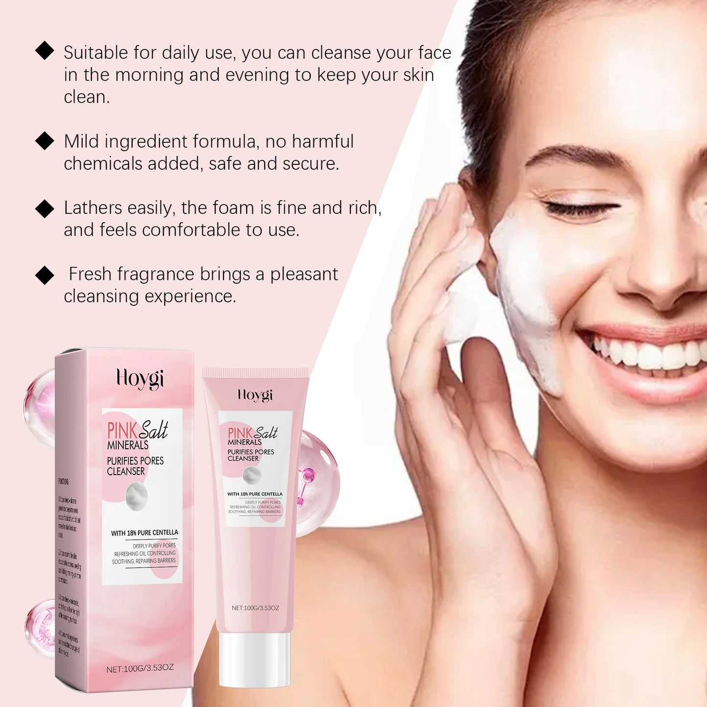 Hoygi Clean Pores Facial Cleanser Hydrating Oil Control