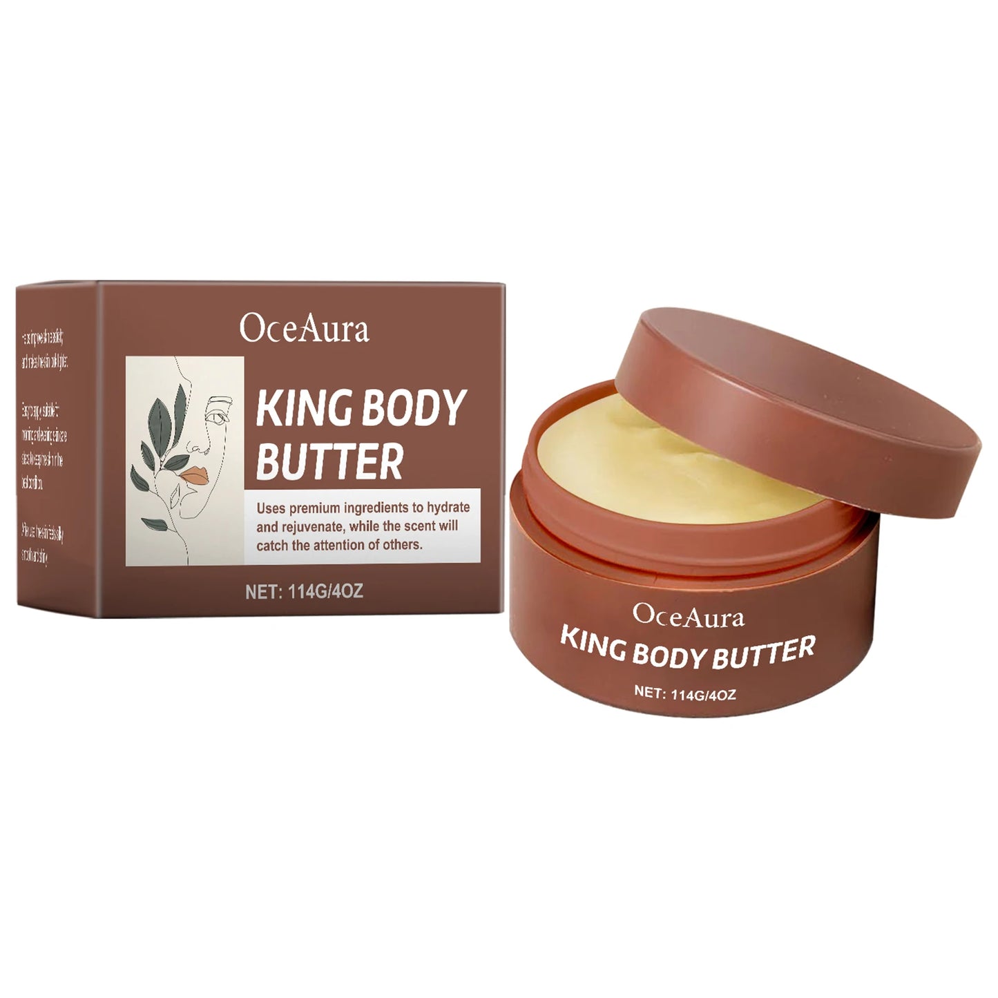 OceAura Shea Butter Moisturizing Cream For Deep Hydration