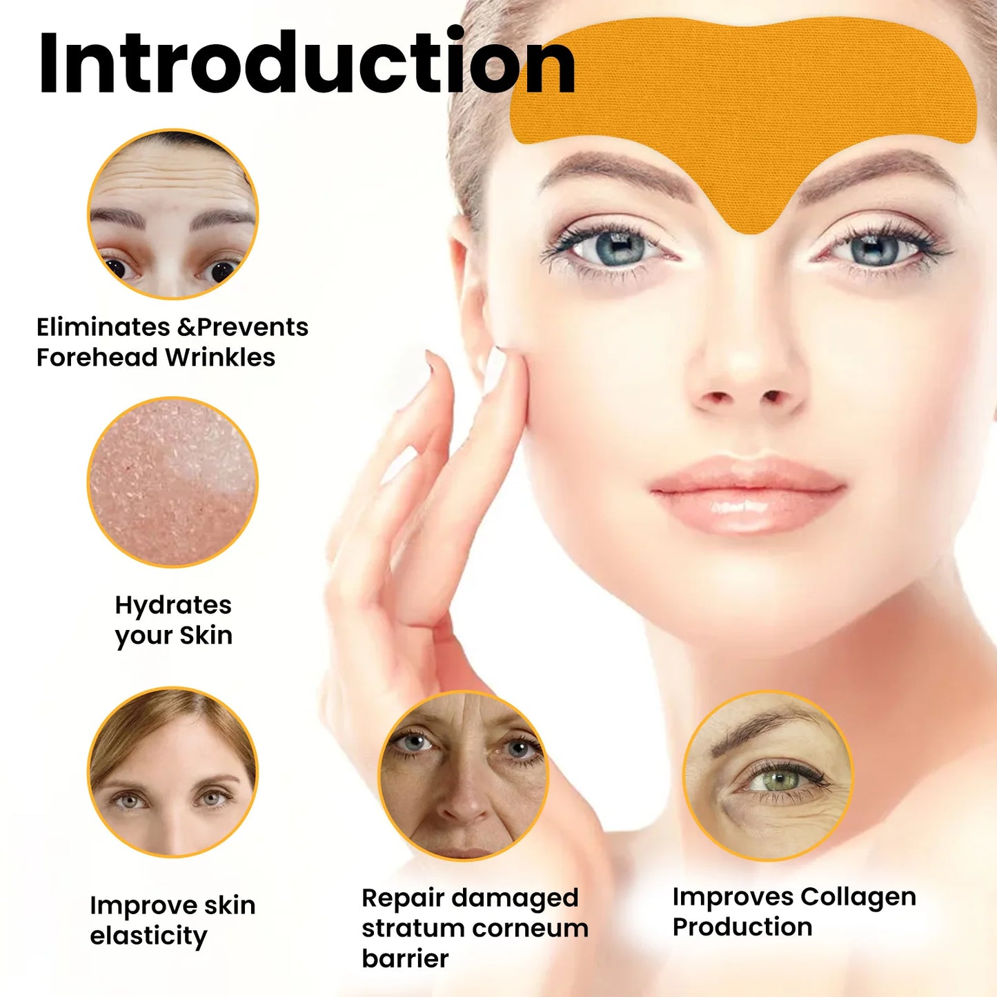 Eelhoe Forehead Wrinkle Patch for Firming and Hydration