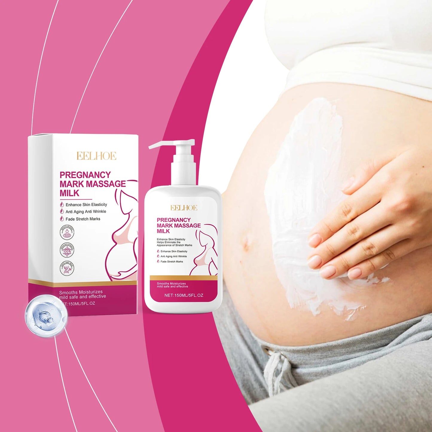 Eelhoe Pregnancy Stretch Marks Removal Lotion Nourishing Skin Care
