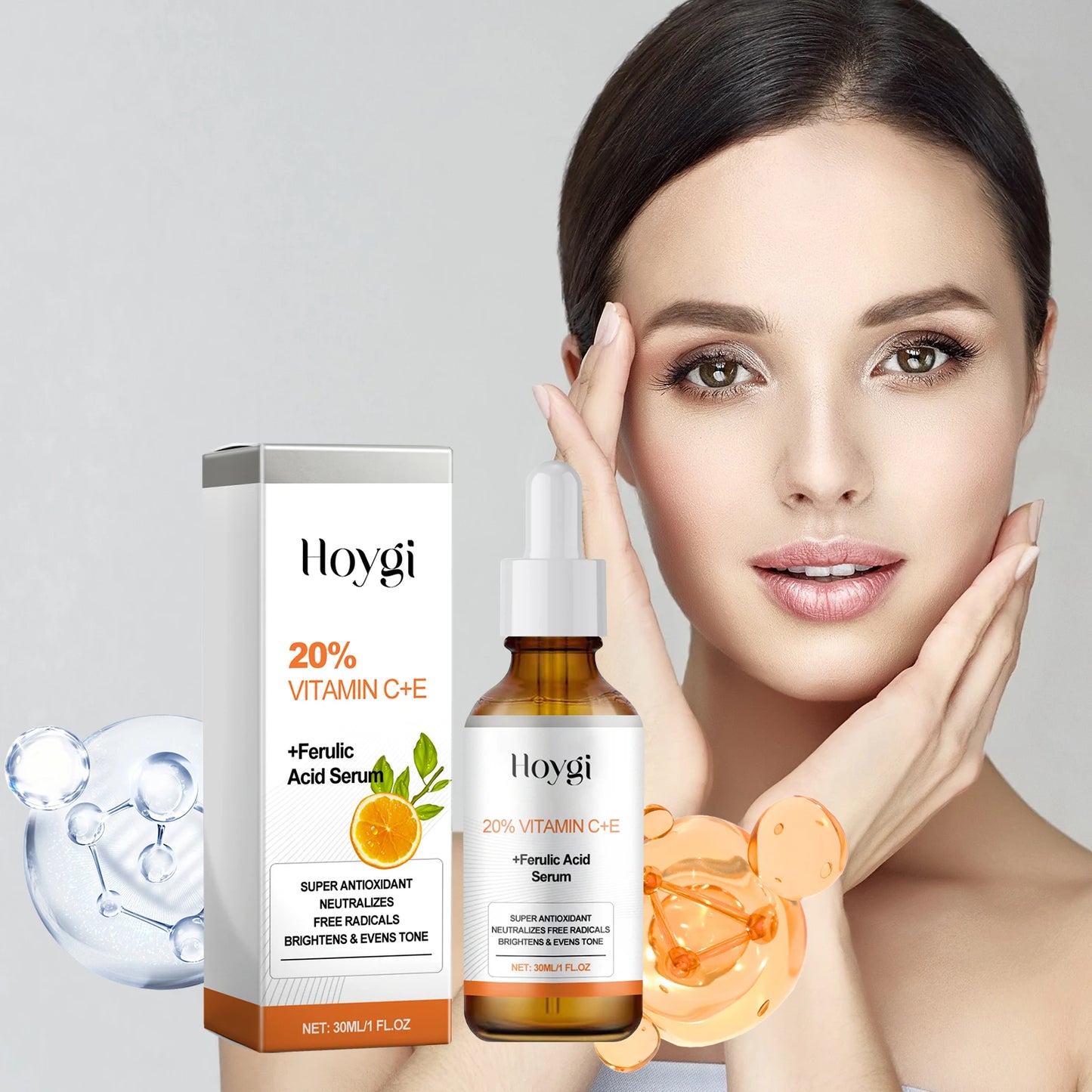 Hoygi Vitamin C E Ferulic Facial Serum for Pigmentation Reduction