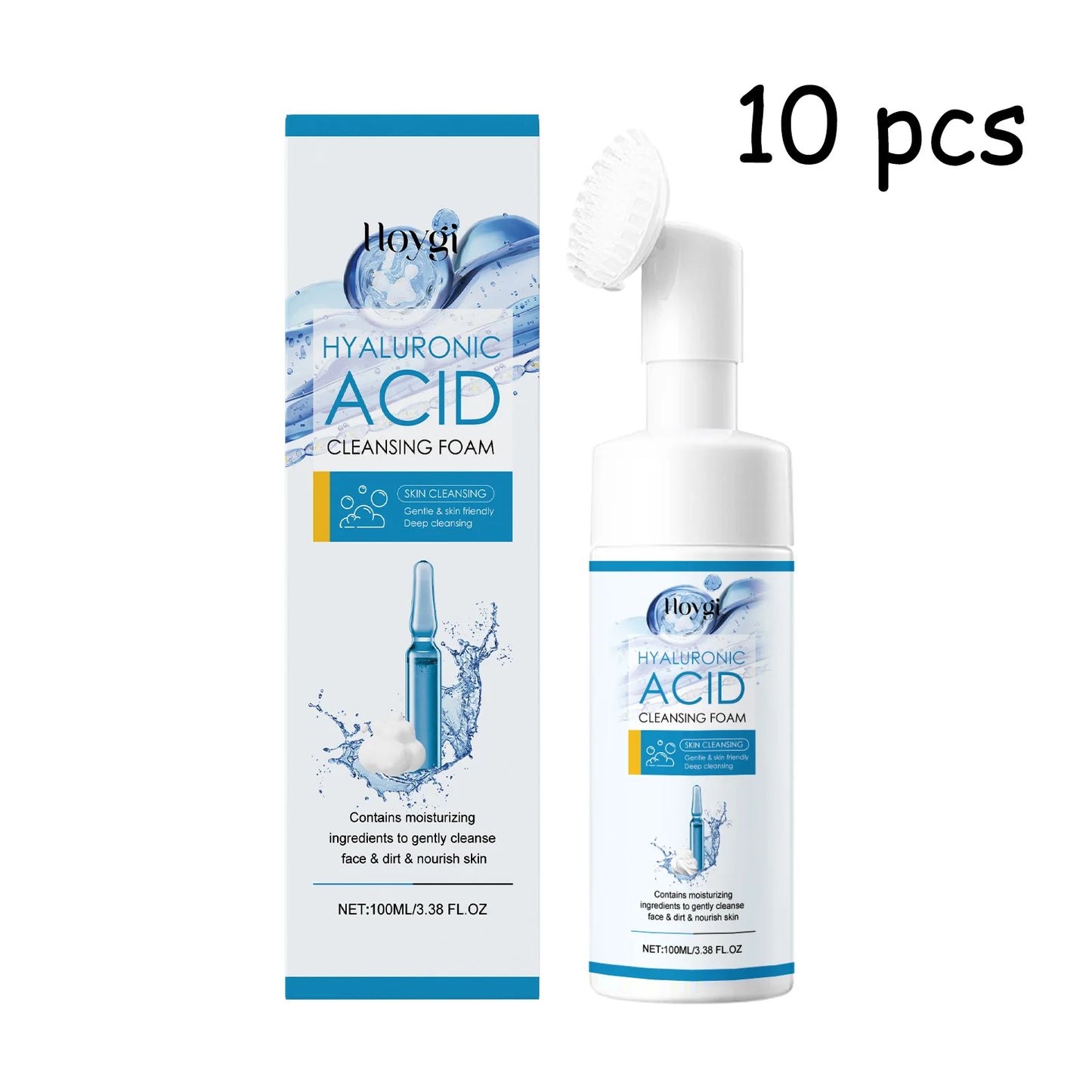 Hoygi Hyaluronic Acid Face Foam Cleanser for Pores and Moisture