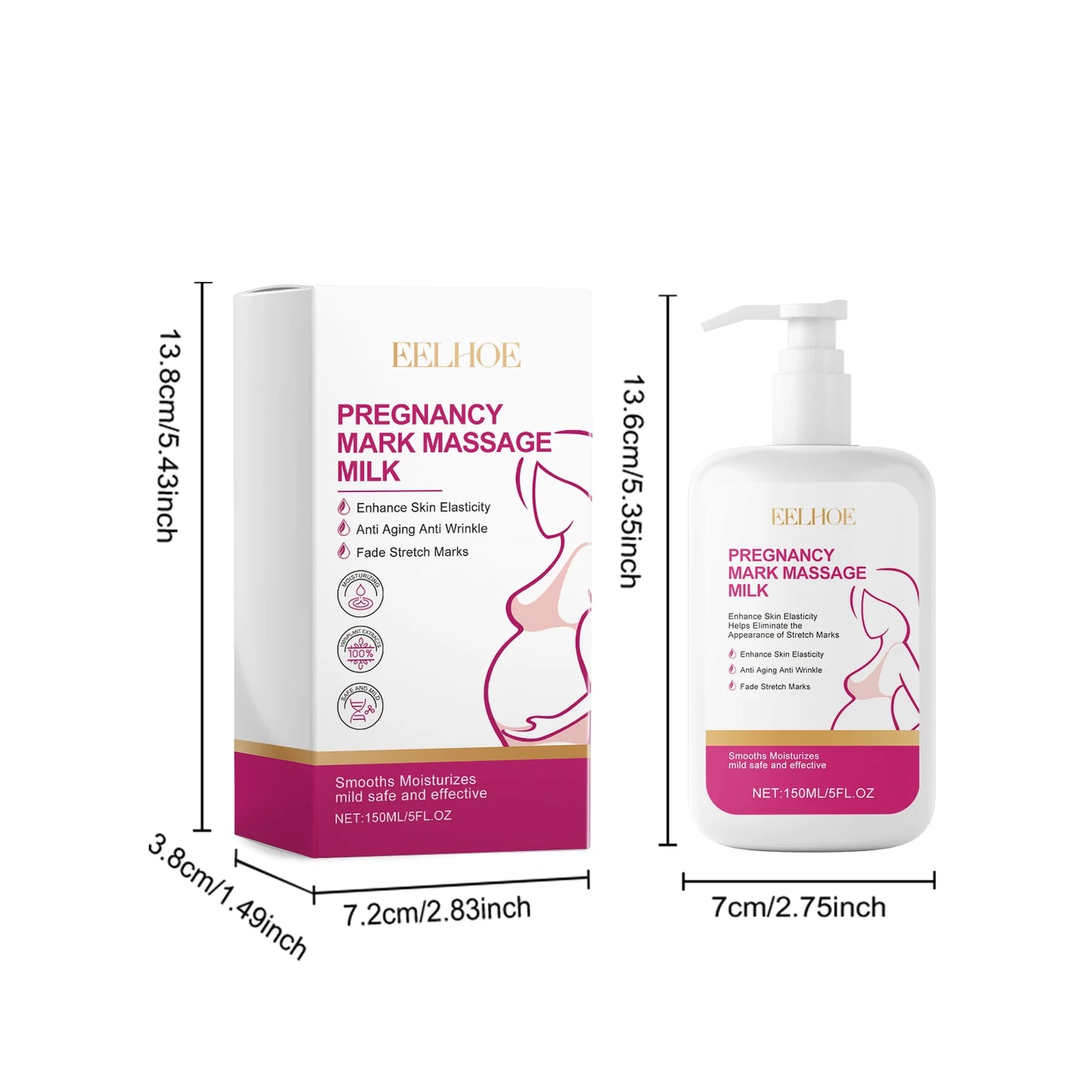 Eelhoe Pregnancy Stretch Marks Removal Lotion Nourishing Skin Care