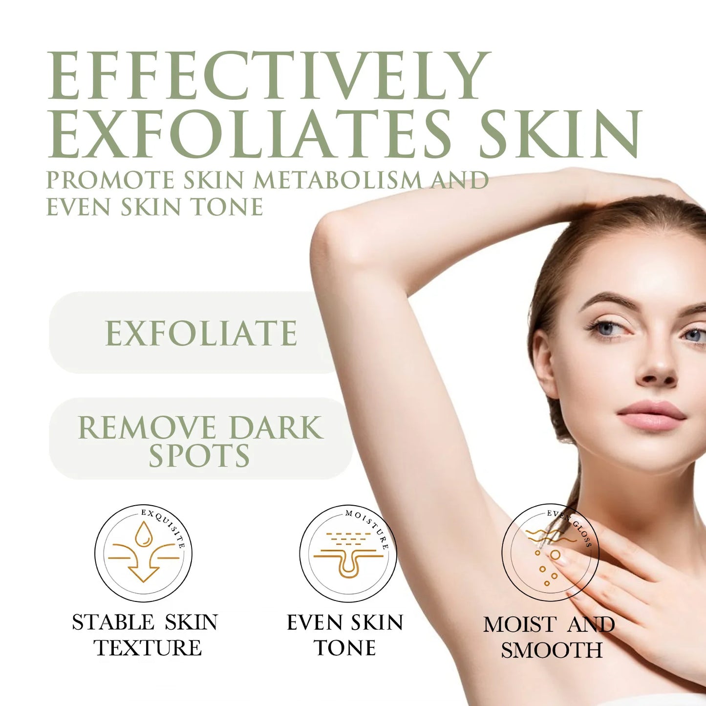 Hoygi Avocado Exfoliating Body Scrub for Clean Pores and Moisturizing