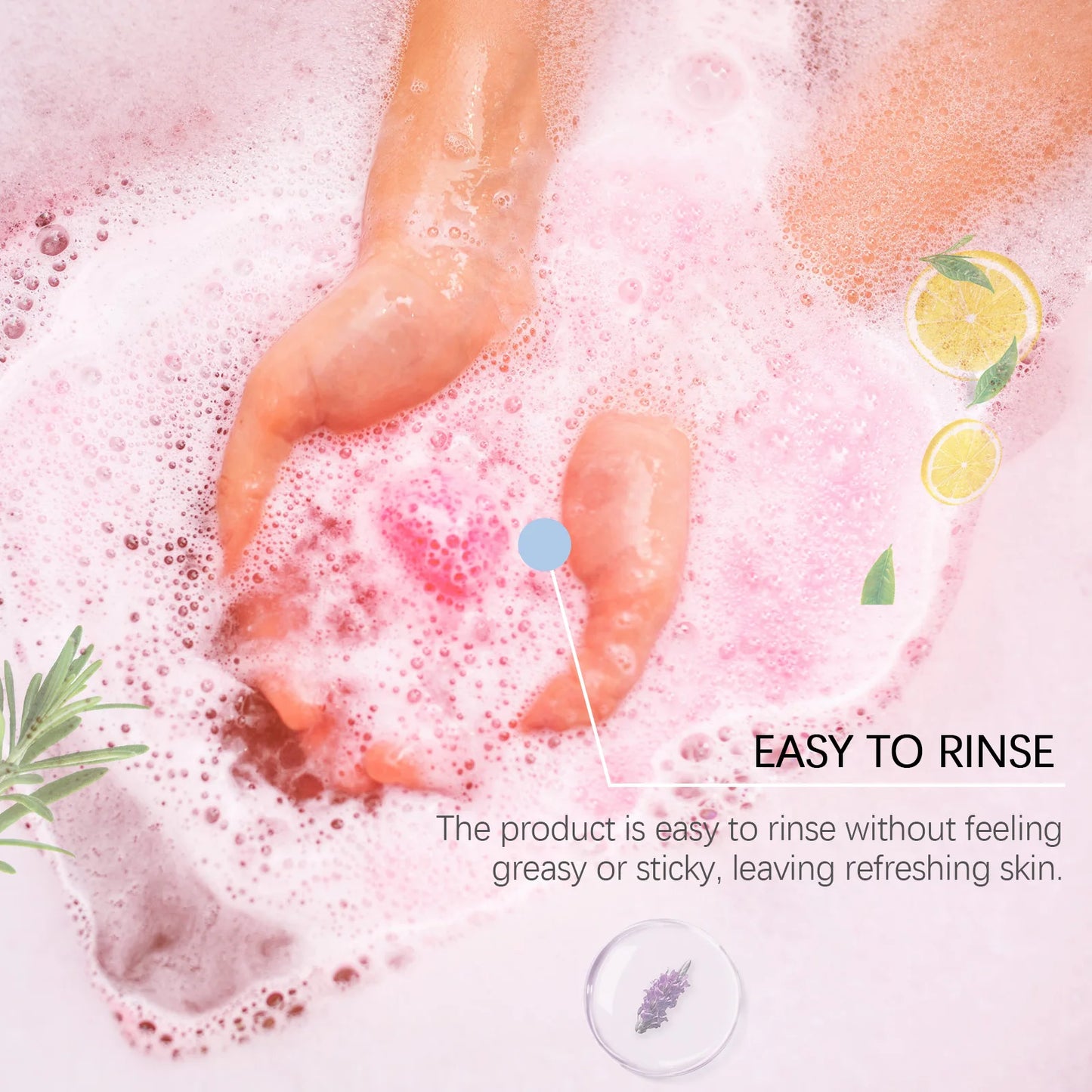 OceAura Lavender Bath Bombs For Relaxation And Nourishing Skin