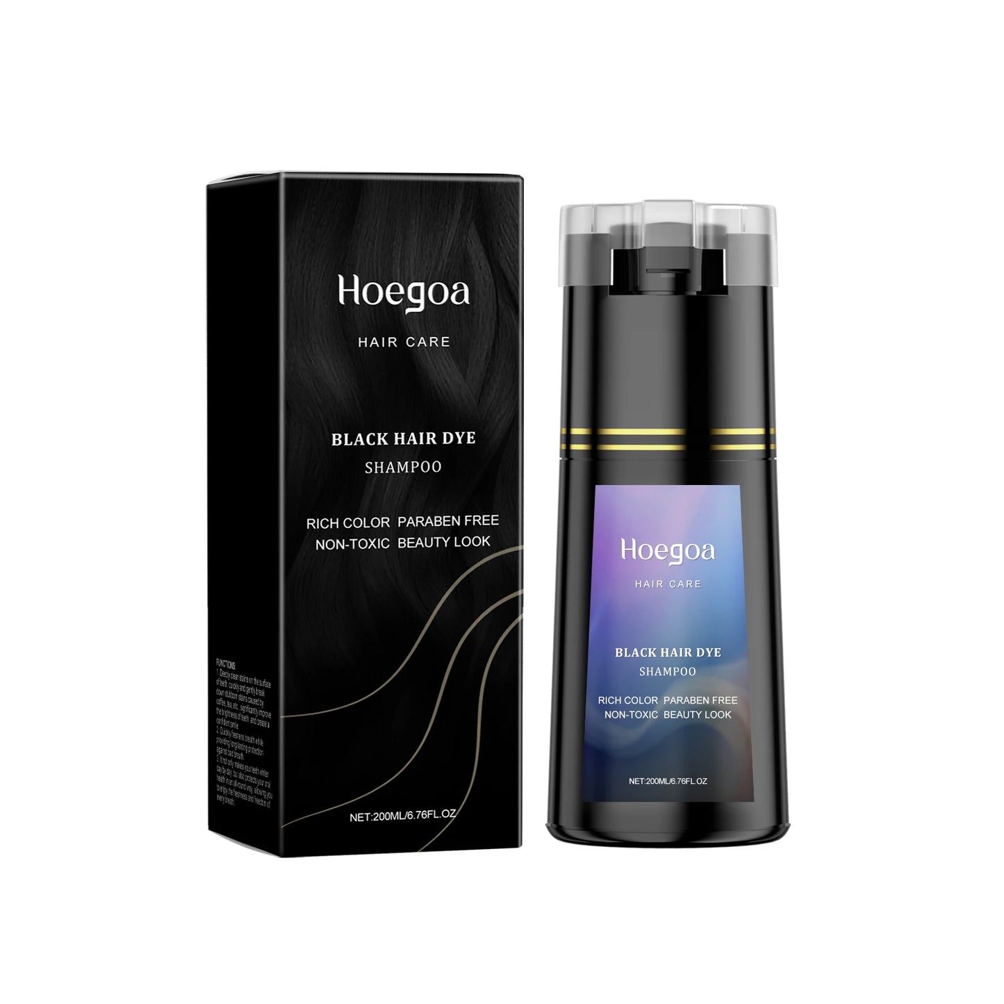 HOEGOA Multi Color Dyeing Hair Shampoo For Lasting Color