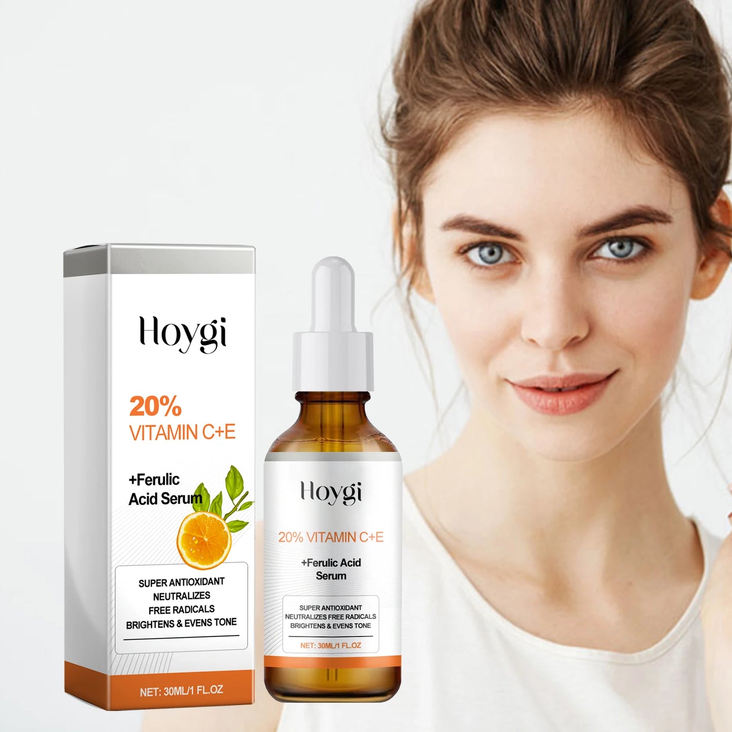 Hoygi Vitamin C E Ferulic Facial Serum for Pigmentation Reduction