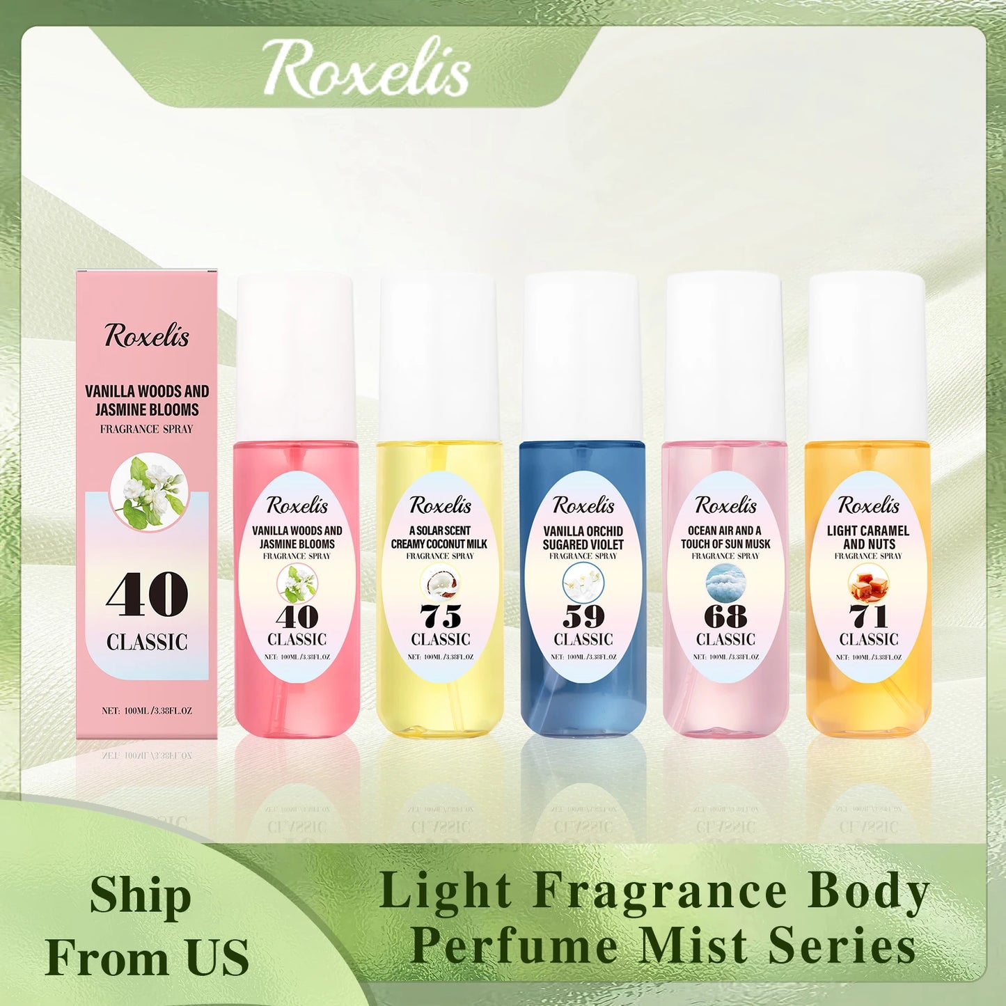 Roxelis Freshing Body Perfume Spray Pheromone Romance Mist