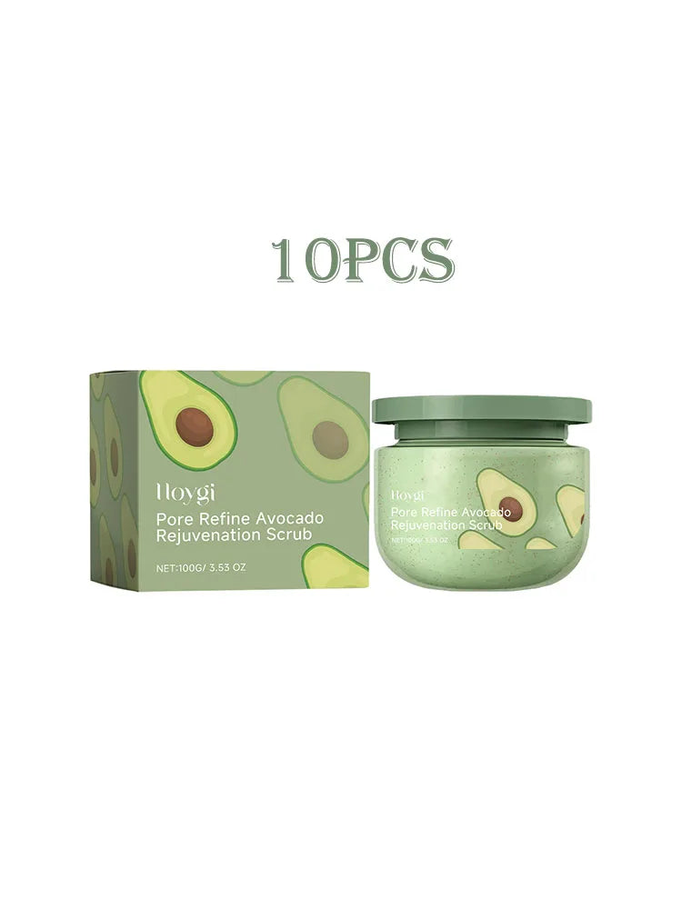Hoygi Avocado Exfoliating Body Scrub for Clean Pores and Moisturizing