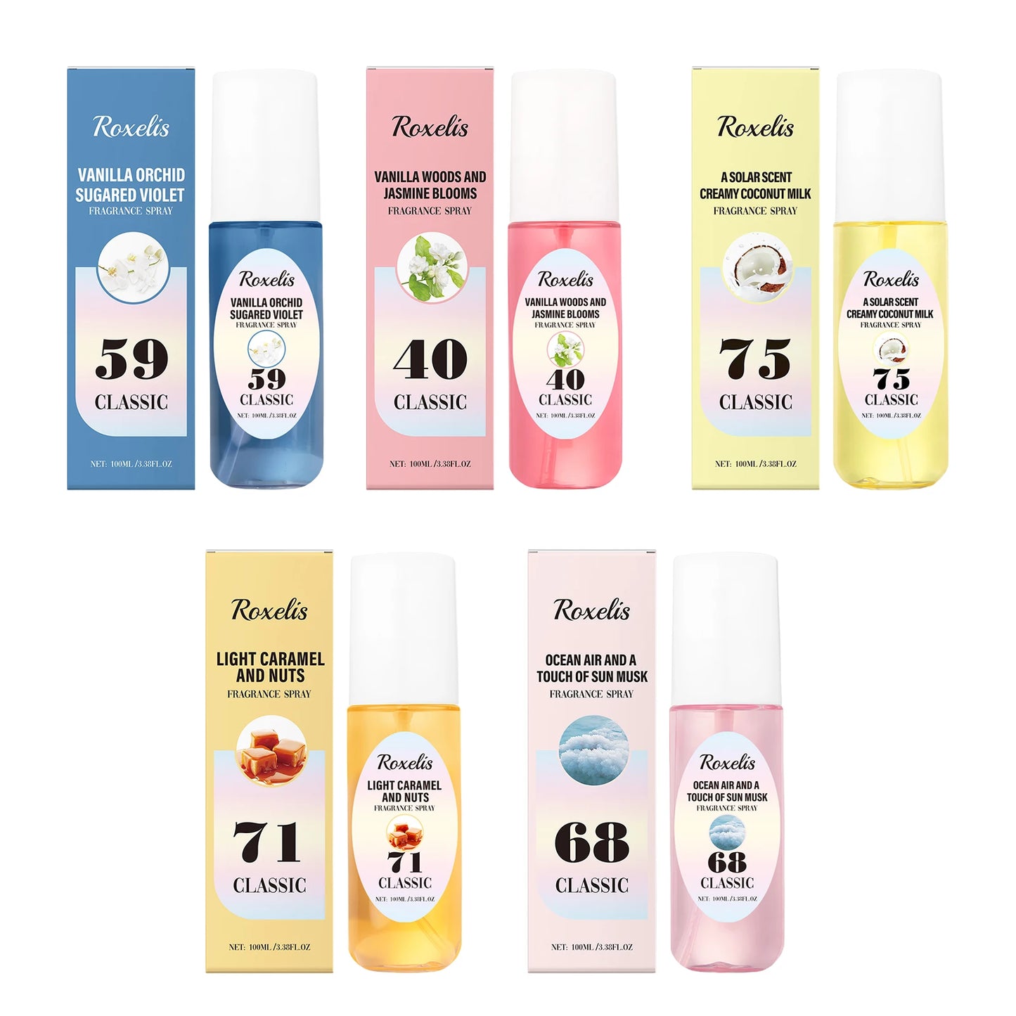 Roxelis Freshing Body Perfume Spray Pheromone Romance Mist