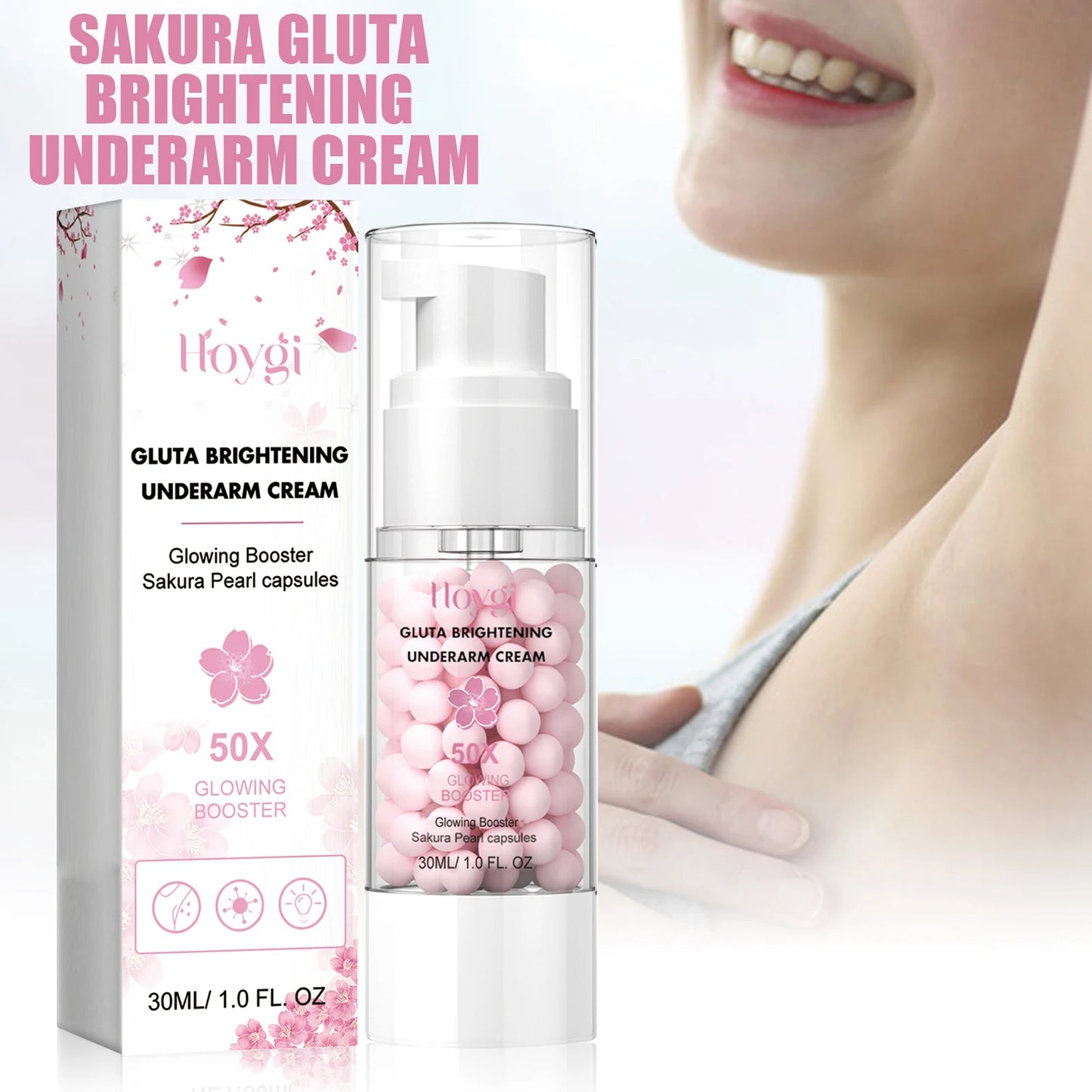 Hoygi Whitening Armpit Body Lotion for Smooth, Nourished Skin