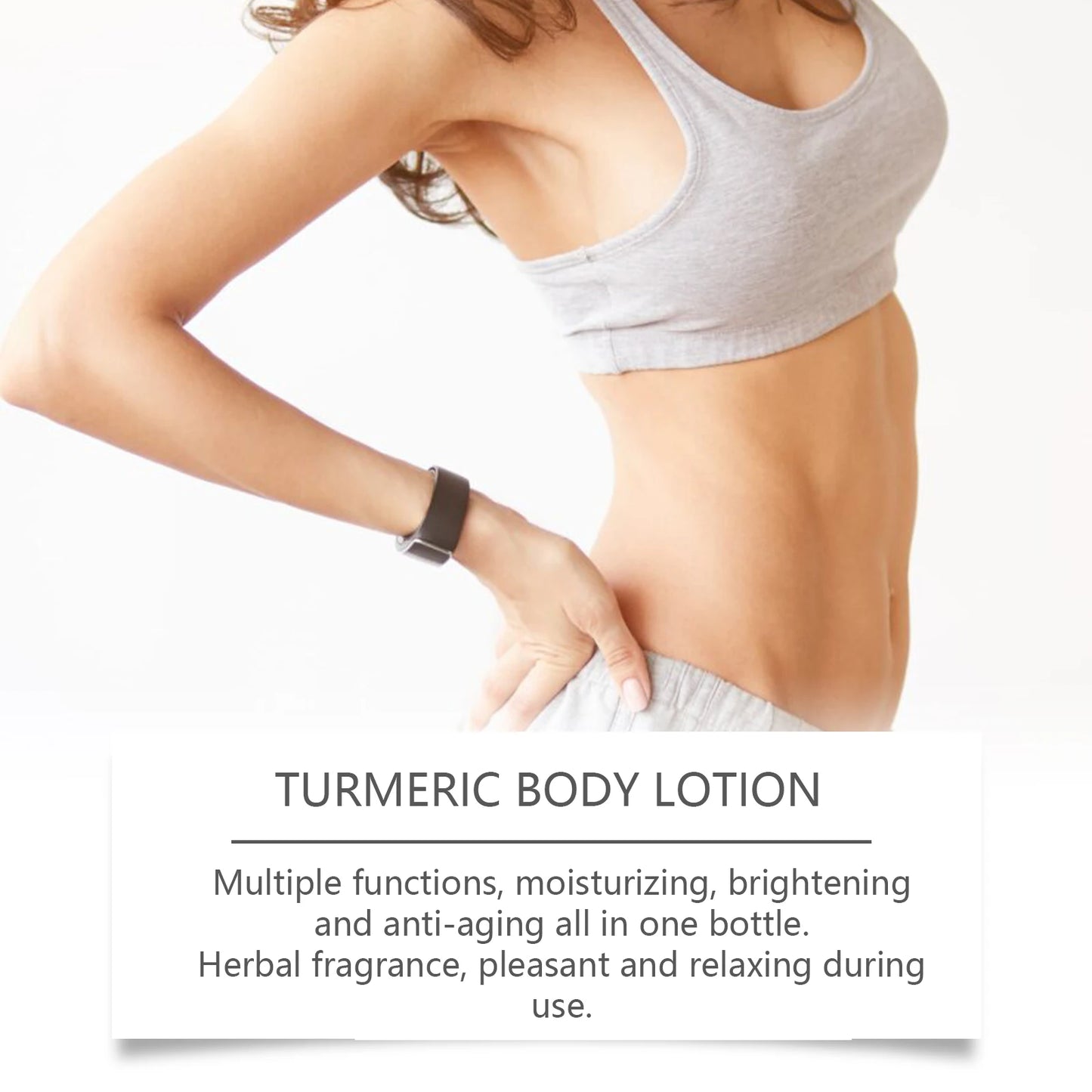 Ouhoe Turmeric Body Lotion Moisturizing Anti Aging Firming Non Greasy