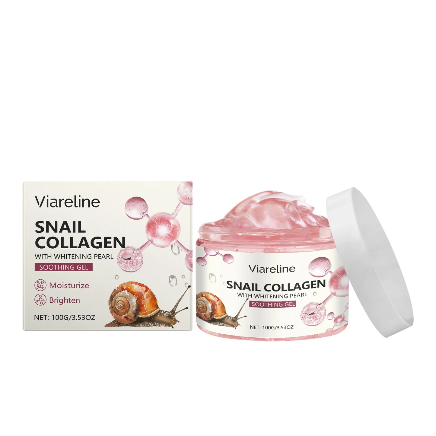 Viareline Moisturizing Face Gel For Hydration And Smoothing