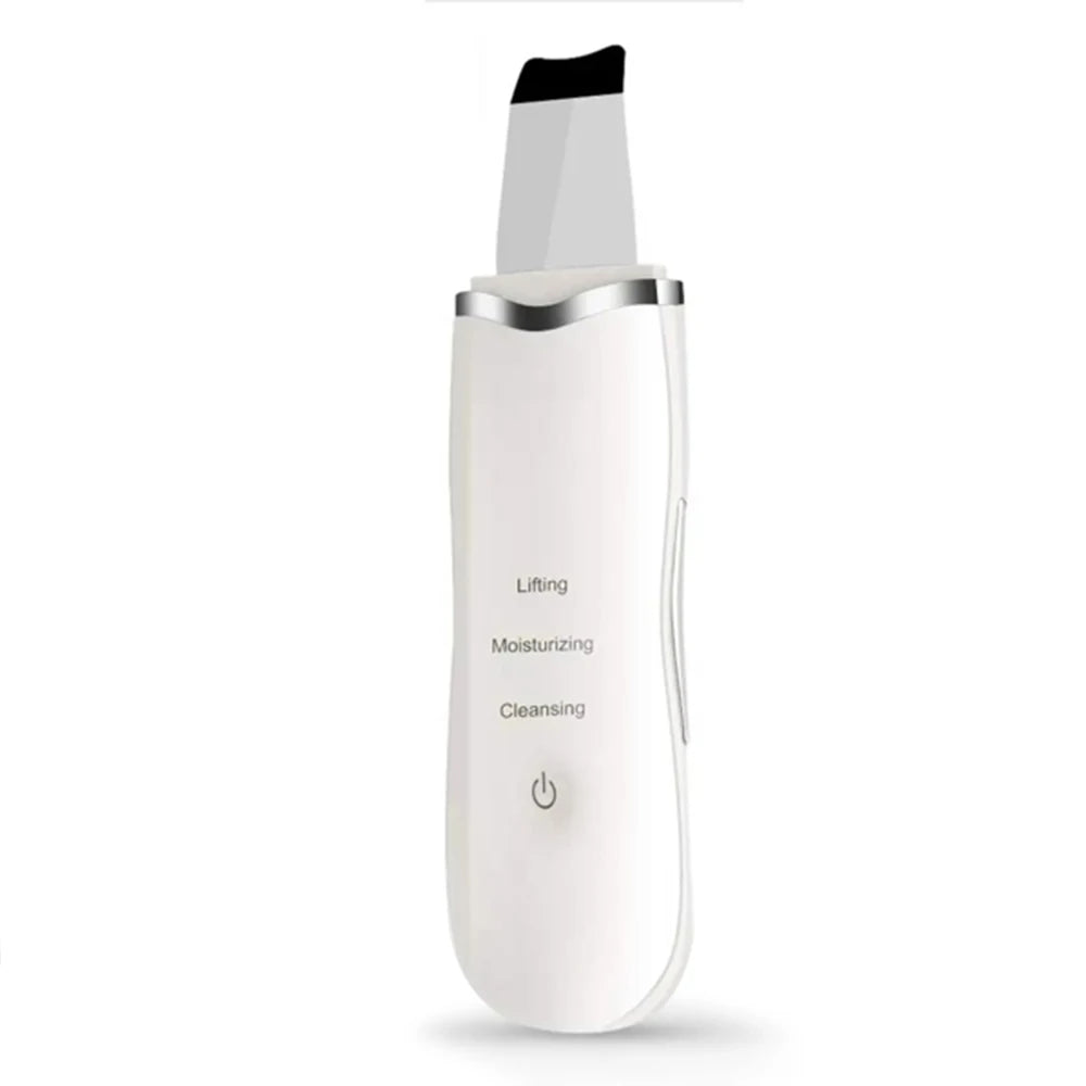 Ultrasonic Skin Scrubber 3 In 1 Facial Cleaner Massager