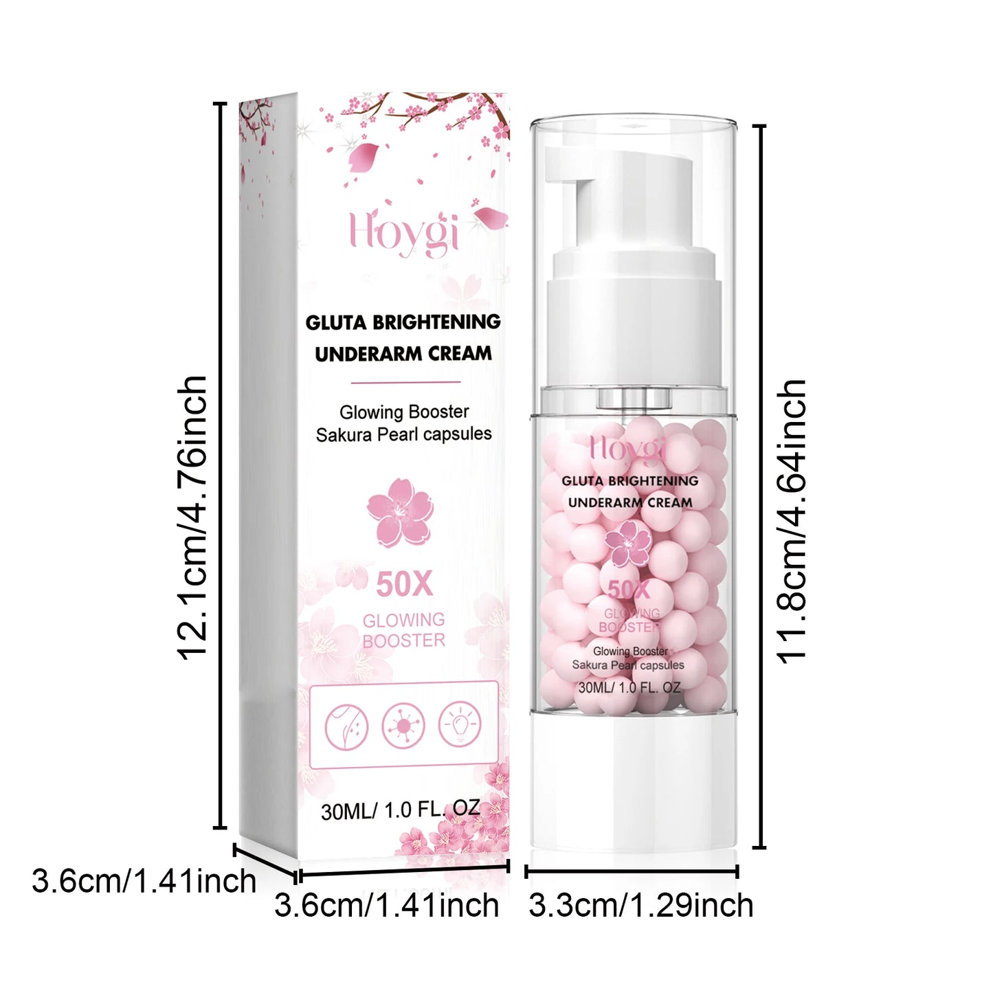 Hoygi Whitening Armpit Body Lotion for Smooth, Nourished Skin