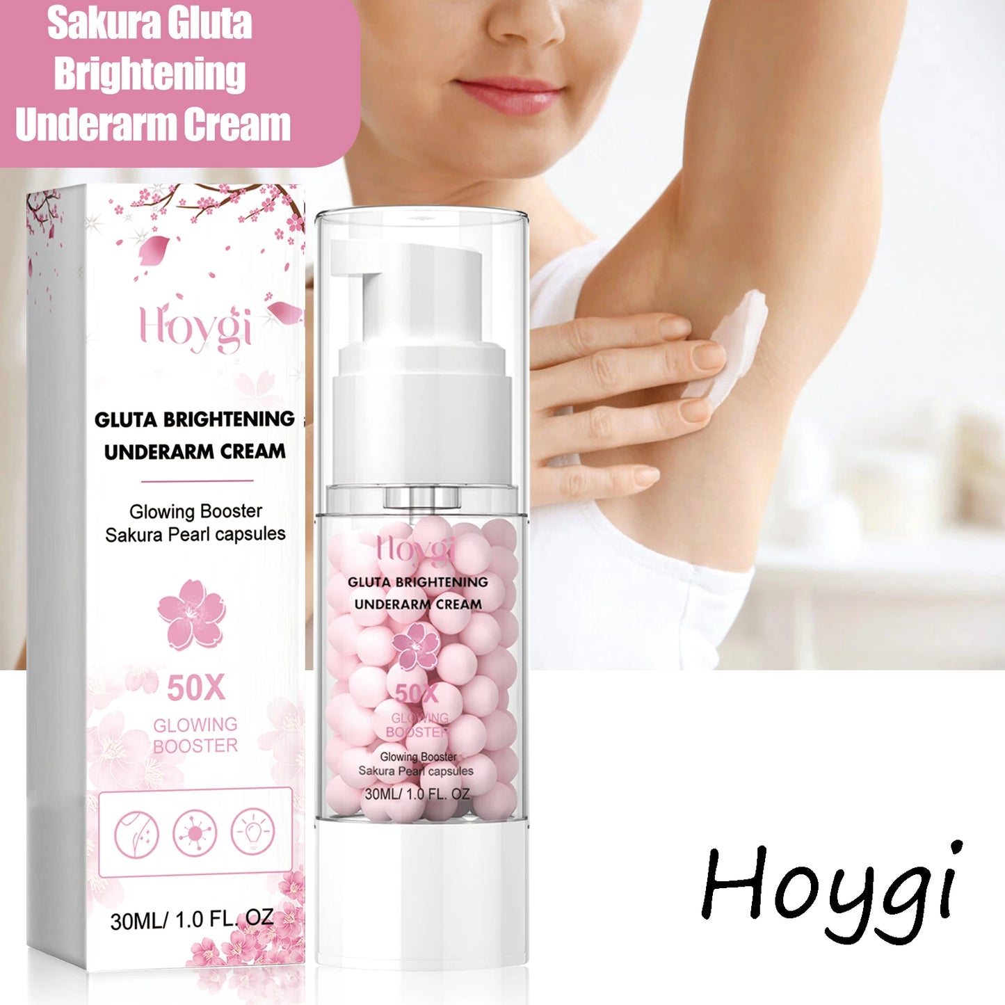 Hoygi Whitening Armpit Body Lotion for Smooth, Nourished Skin
