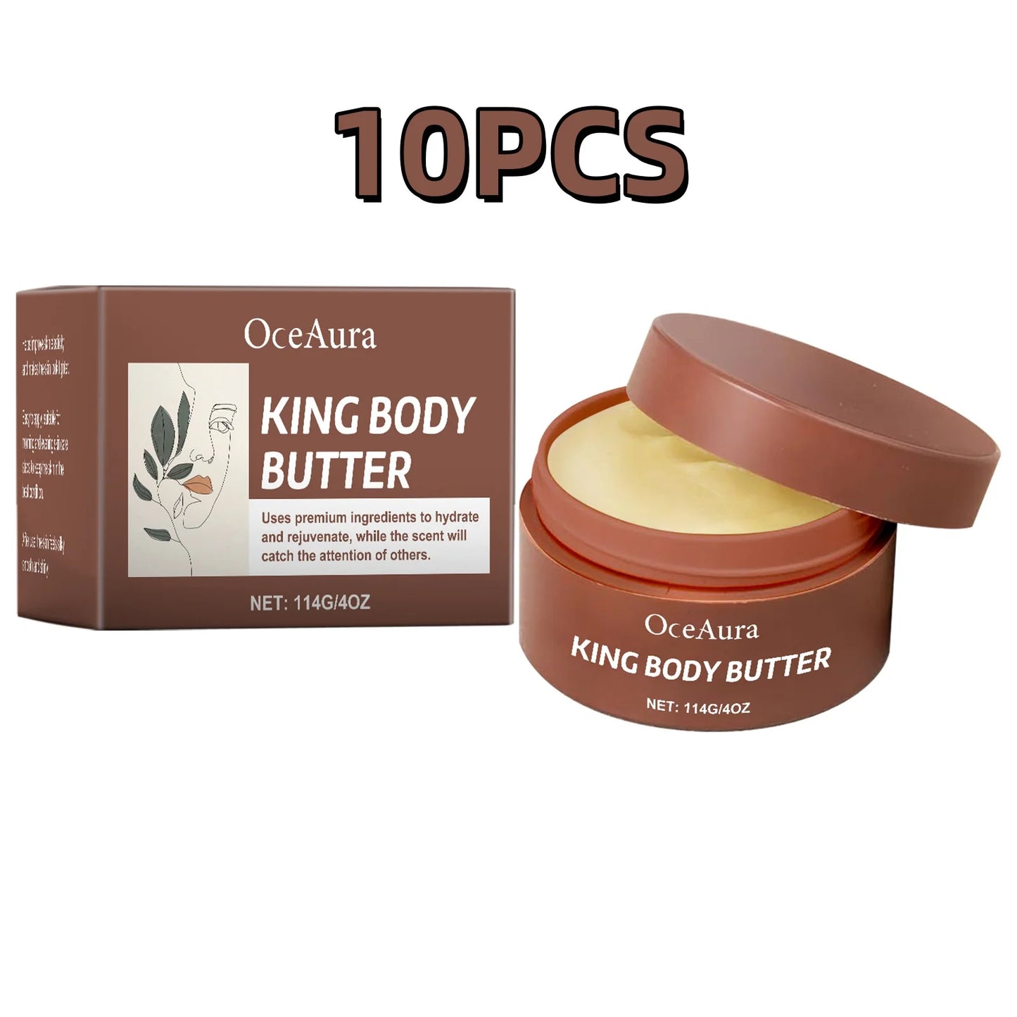 OceAura Shea Butter Moisturizing Cream For Deep Hydration