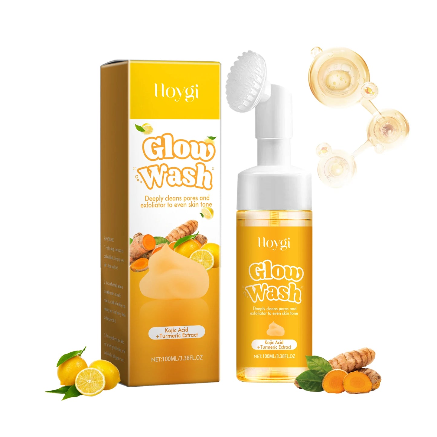 Hoygi Turmeric Face Wash Cleanser For Glow And Hydration