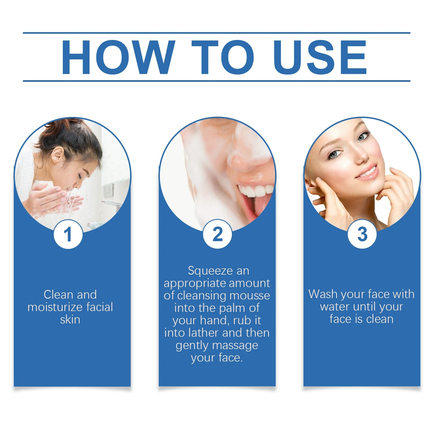 Hoygi Hyaluronic Acid Face Foam Cleanser for Pores and Moisture