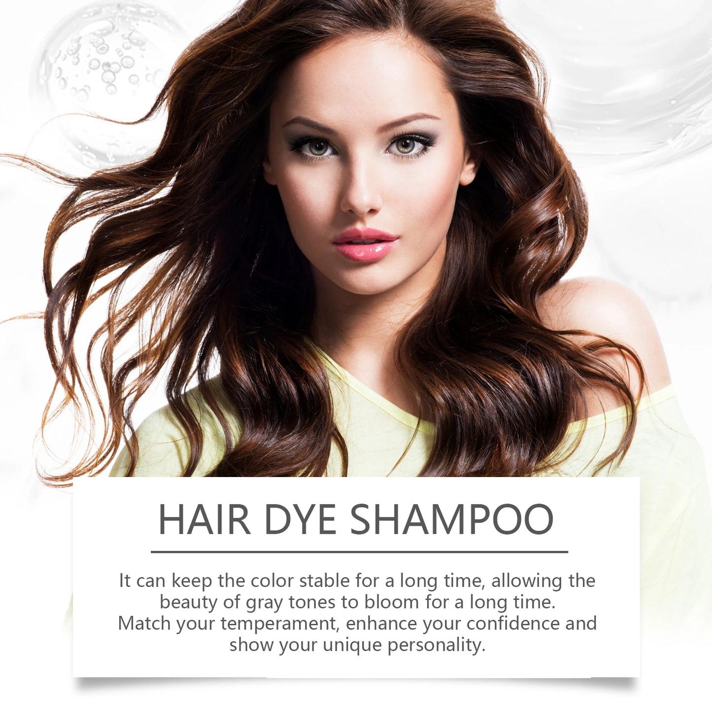 HOEGOA Multi Color Dyeing Hair Shampoo For Lasting Color
