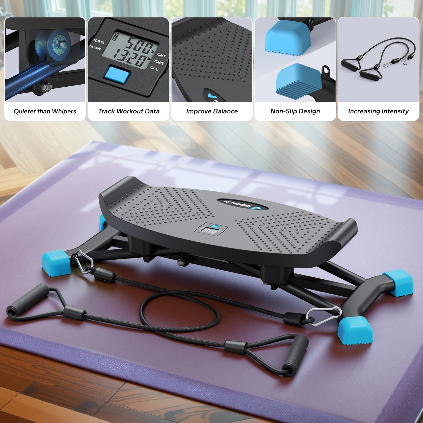 Merach Ski Training Fitness Machine Leg Cardio Workout
