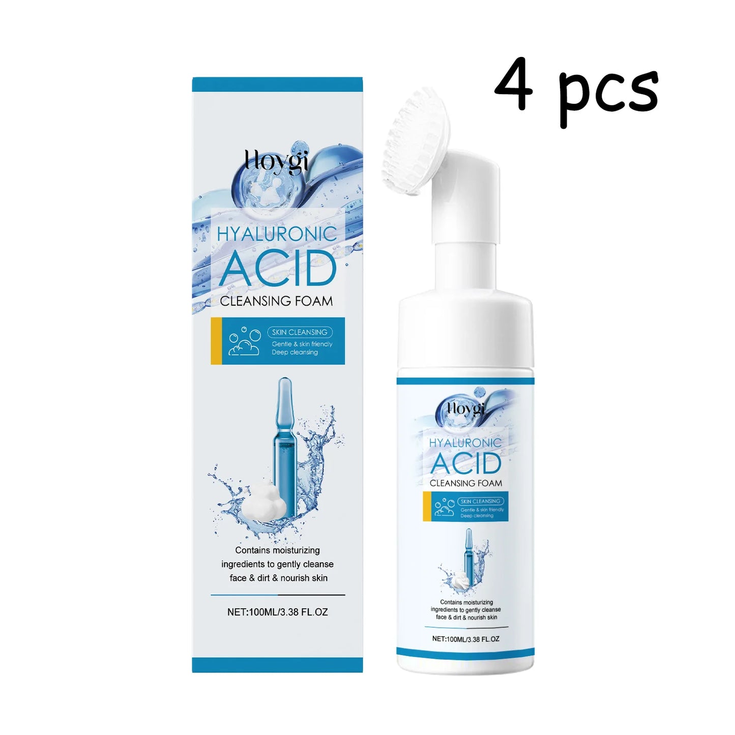 Hoygi Hyaluronic Acid Face Foam Cleanser for Pores and Moisture