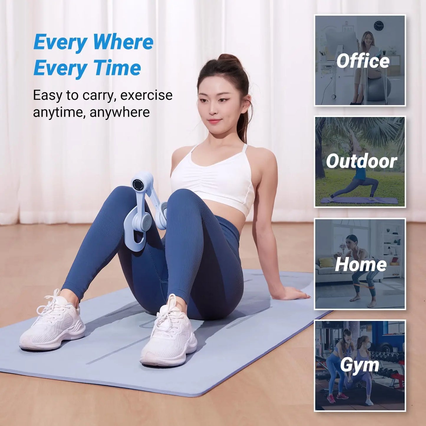 MERACH Inner Thigh and Pelvic Floor Muscle Trainer