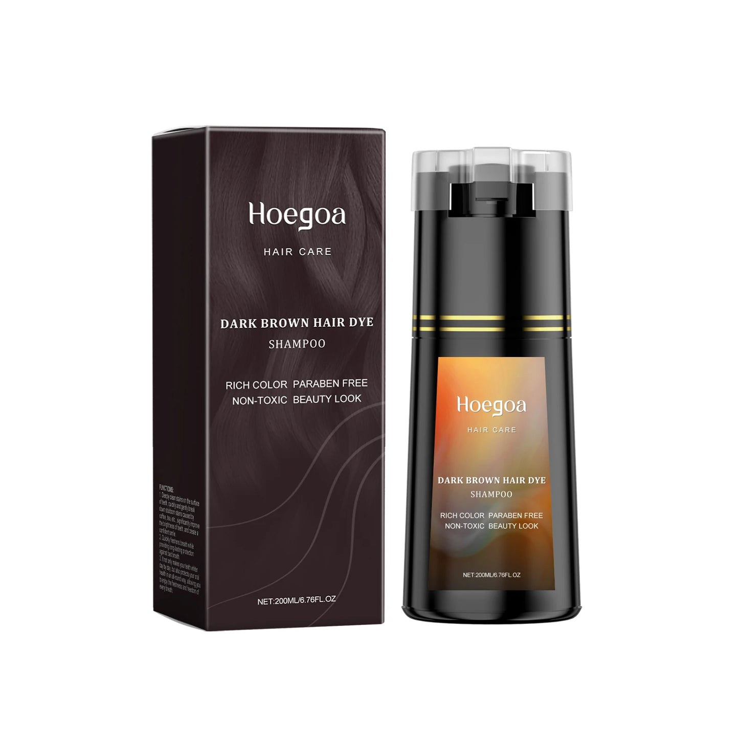 HOEGOA Multi Color Dyeing Hair Shampoo For Lasting Color