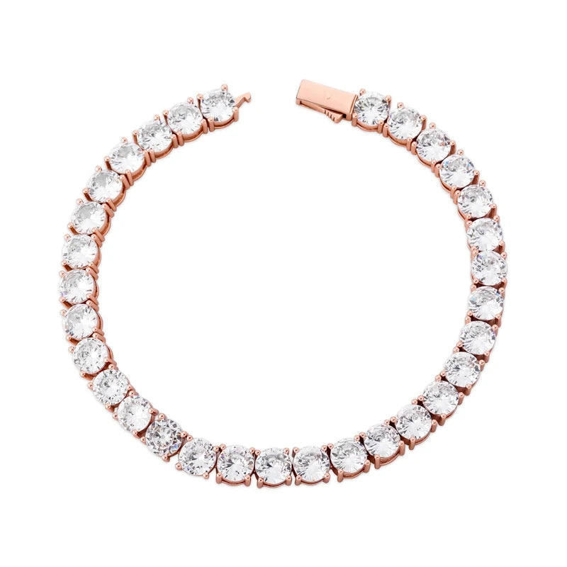 TOPGRILLZ Cubic Zirconia Tennis Chain Bracelet for Men