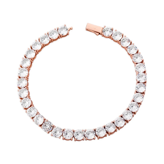 TOPGRILLZ Cubic Zirconia Tennis Chain Bracelet for Men