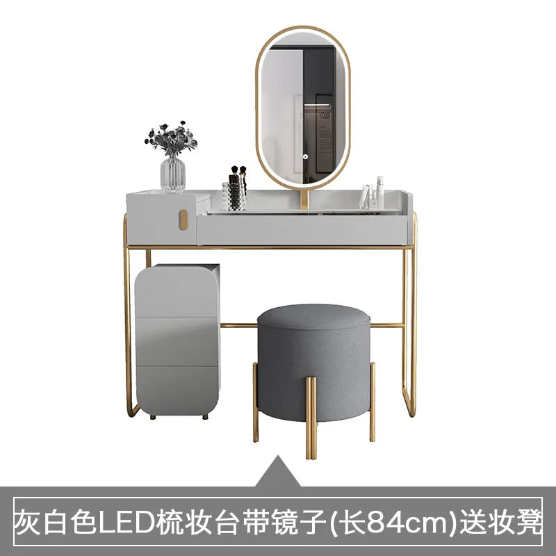 Dutrieux Nordic Makeup Table Vanity for Home Office Decor