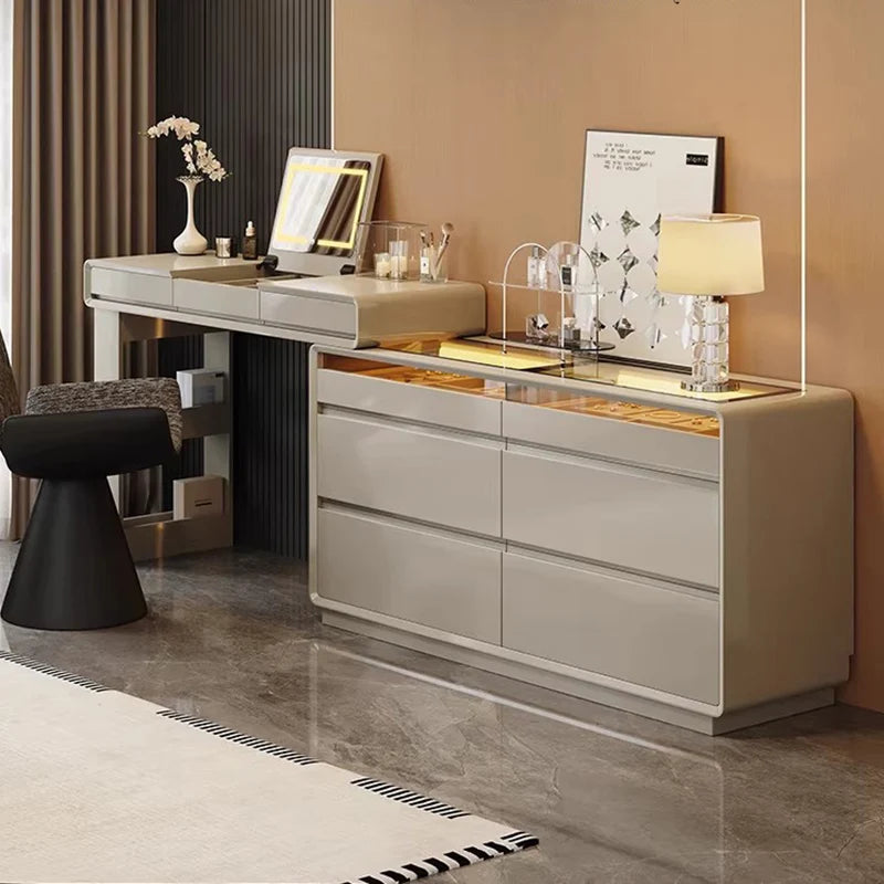 Vanity Table Organizer Jewelry Cosmetics Makeup Dressing Lounge Suite Furniture