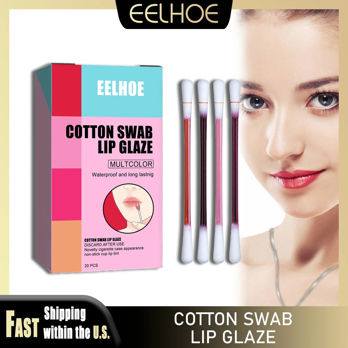 Eelhoe Long-Lasting Tattoo Lip Stain Set Velvet Finish Lip Gloss